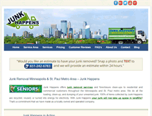 Tablet Screenshot of junkhappens.com